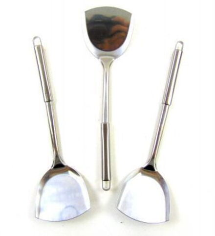 Лопатка кухонная металлическая 10*35 см