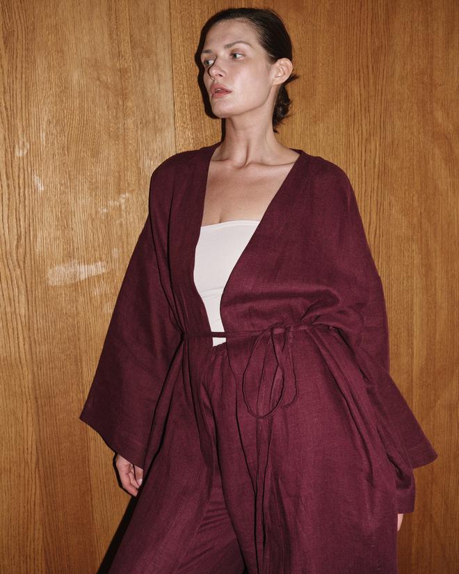 Тренч из льна — Vinous