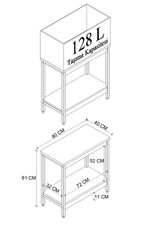 Стеллаж для аквариума - сосна