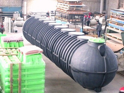 Резервуар пожарный ModulTank PR 50 подземный Родлекс цилиндрический 50000 л. горизонтальный (2400x13400x2500см;1912кг;черный) - арт.559910