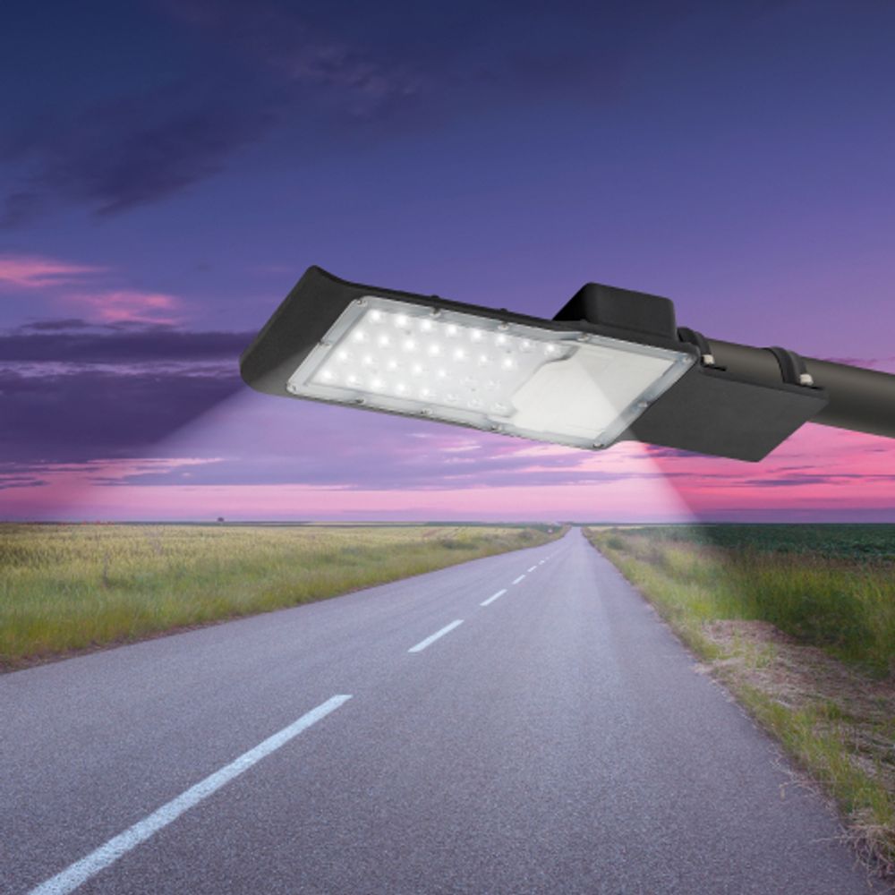 Уличный светильник ЭРА SPP-503-0-50K-030 30Вт 5000К 3000Лм IP65 КСС Ш-с DOB-SMD 48мм пульсации&lt;5%