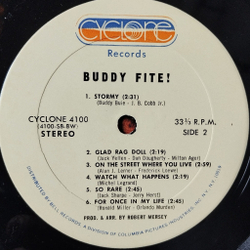 Винтажная виниловая пластинка LP Buddy Fite (USA 1969)