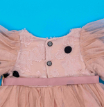 платье гипюр Горошек с ободком 4324