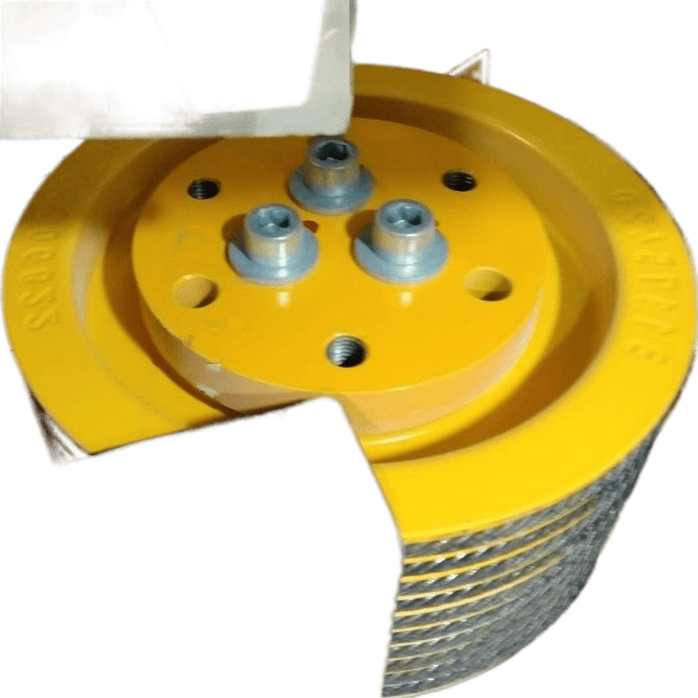 Канатоведущий шкив лебедки ZIEHL-ABEGG Φ210X10Х6,5 мм подрез V 45°