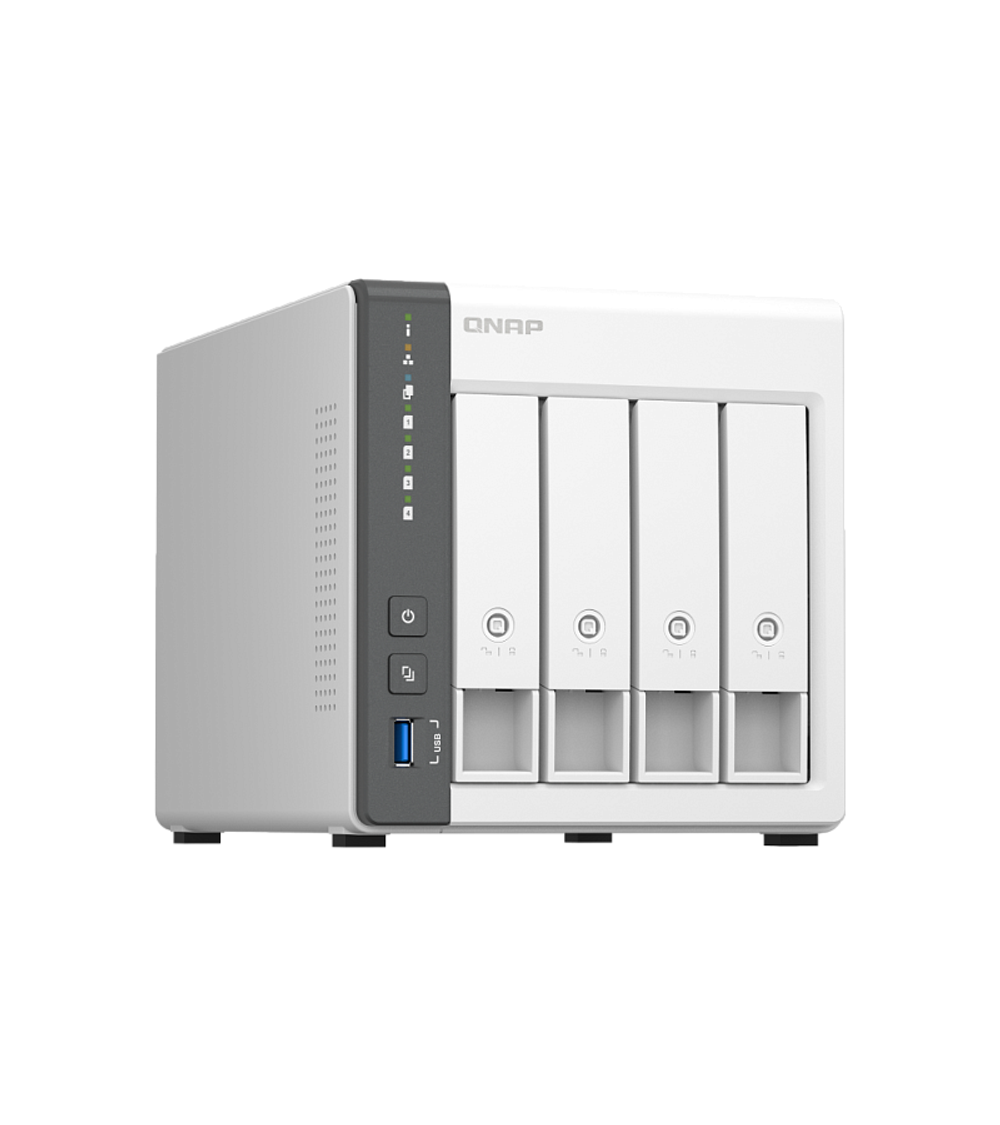 Системы хранения данных QNAP CHANNEL QC 2GhzCPU/4Gb/upto 4HDD, upto 12 with TL-D800C/SATA(3,5'')/ 1xUSB3.2 2xUSB2.0/1x1GbE 1x2,5GbE/iSCSI/1xPS/2YW D4 (REV. C)