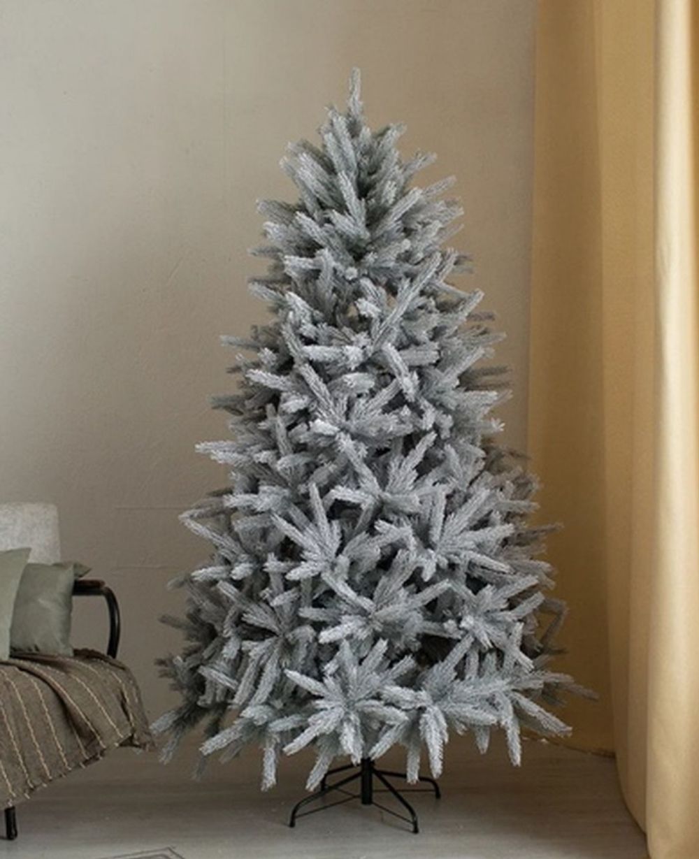 Заснеженная елка «Арктико» (Литая хвоя) 210 см / 2.1 м