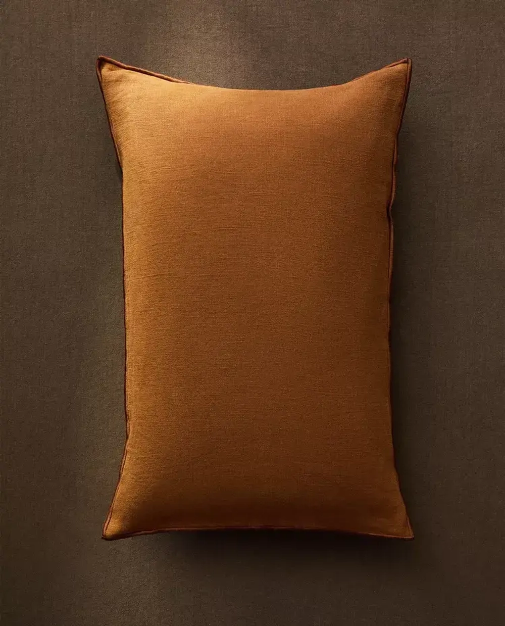 ZARA HOME ОДНОТОННАЯ НАВОЛОЧКА ДЛЯ ДЕКОРАТИВНОЙ ПОДУШКИ, КОРИЧНЕВЫЙ