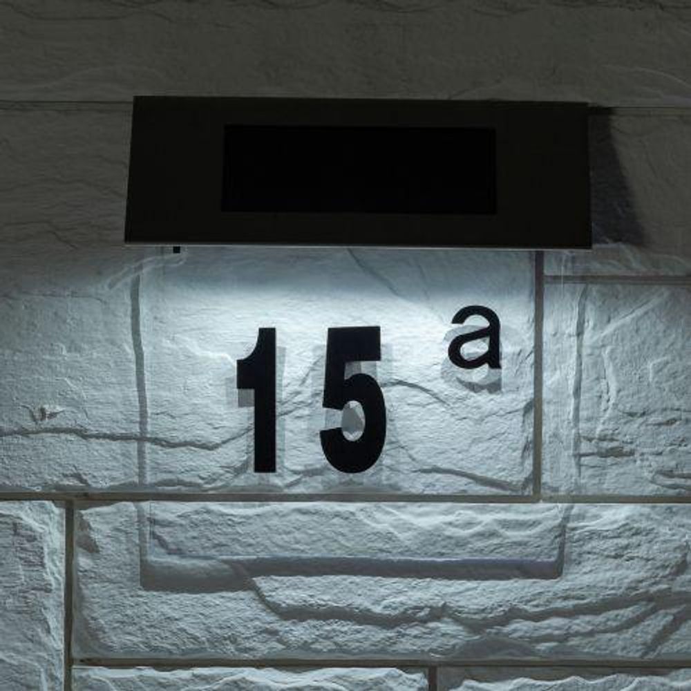 Светильник светодиодный "Номер дома" ERASF22-40 24LED уличный настенный на солнечн. батарее Эра Б0053390 Светильник светодиодный "Номер дома" ERASF22-40 24LED уличный настенный на солнечн. батарее Эра Б0053390