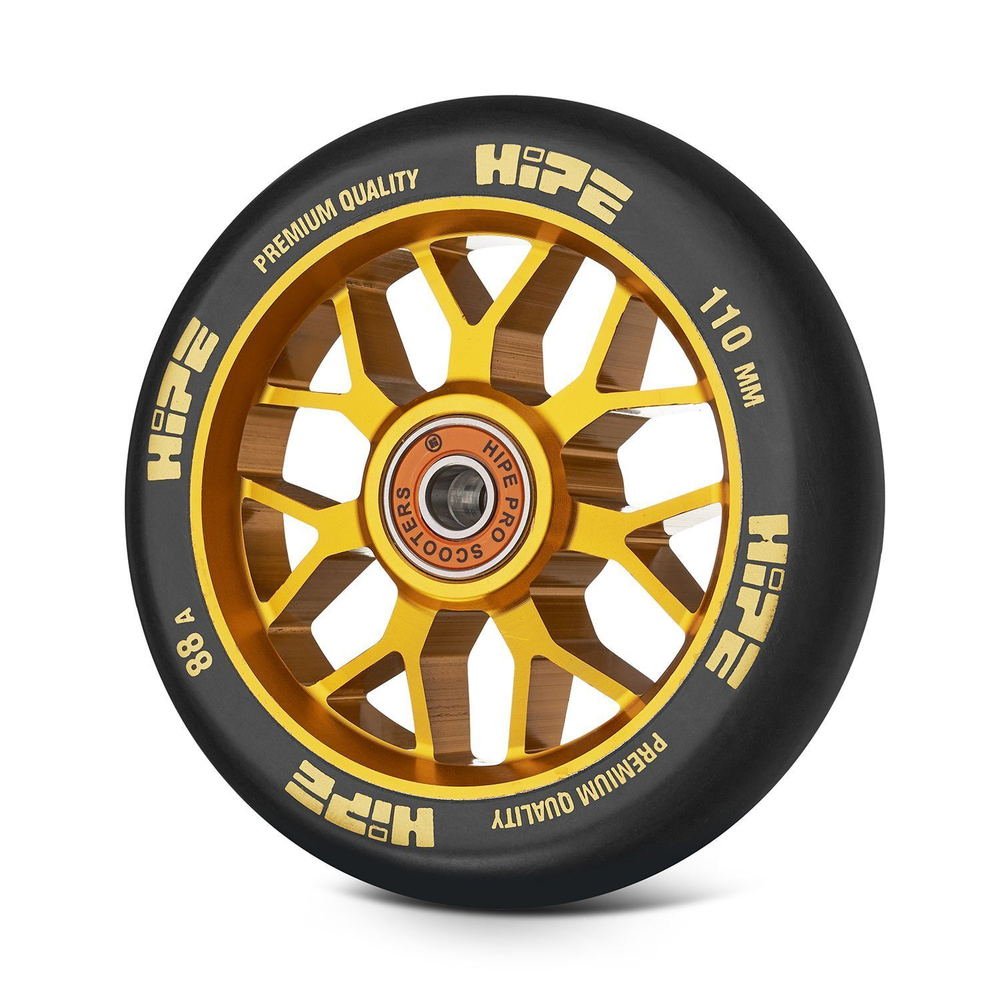 Колесо HIPE H3, 110*24 мм, золотой/черный