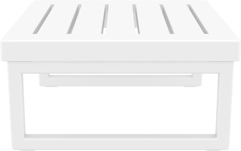 Комплект угловой пластиковой мебели Siesta Contract Mykonos, белый, бежевый