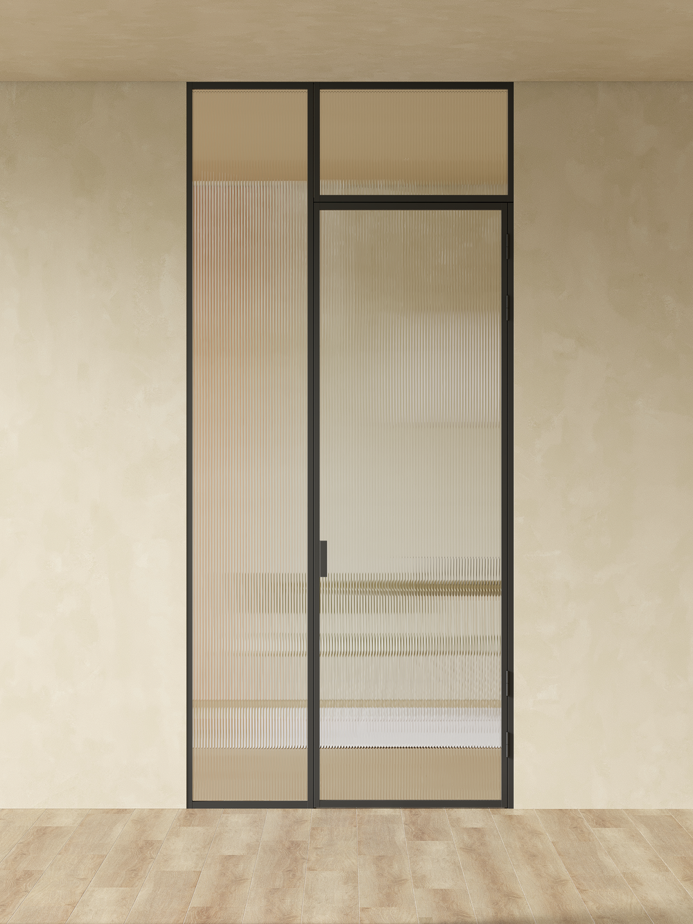 Распашная алюминиевая перегородка Minoli 1