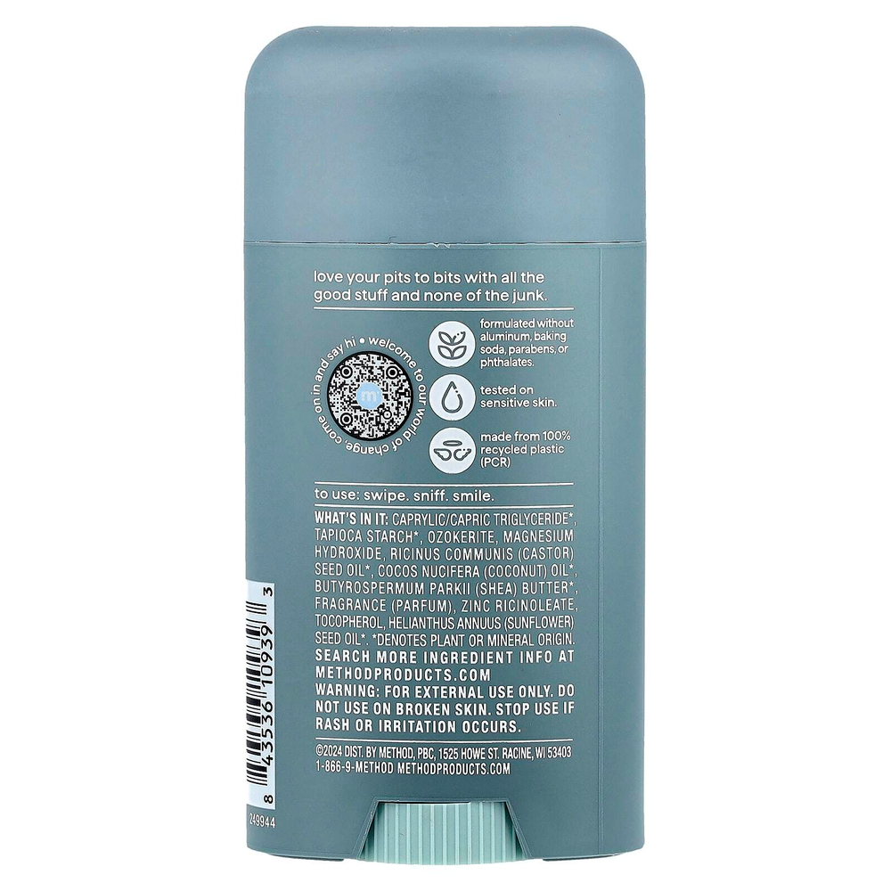 Method, Мужской дезодорант, Sea + Surf, 75 г (2,65 жидк. Унции)