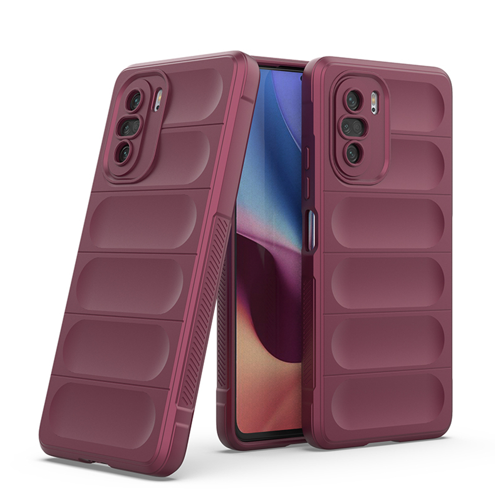 Противоударный чехол Flexible Case для Xiaomi Poco F3