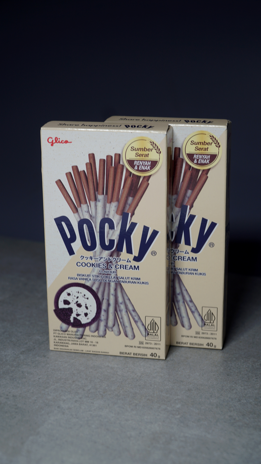 Палочки Pocky Орео шоколад с кремом Glico 40г.