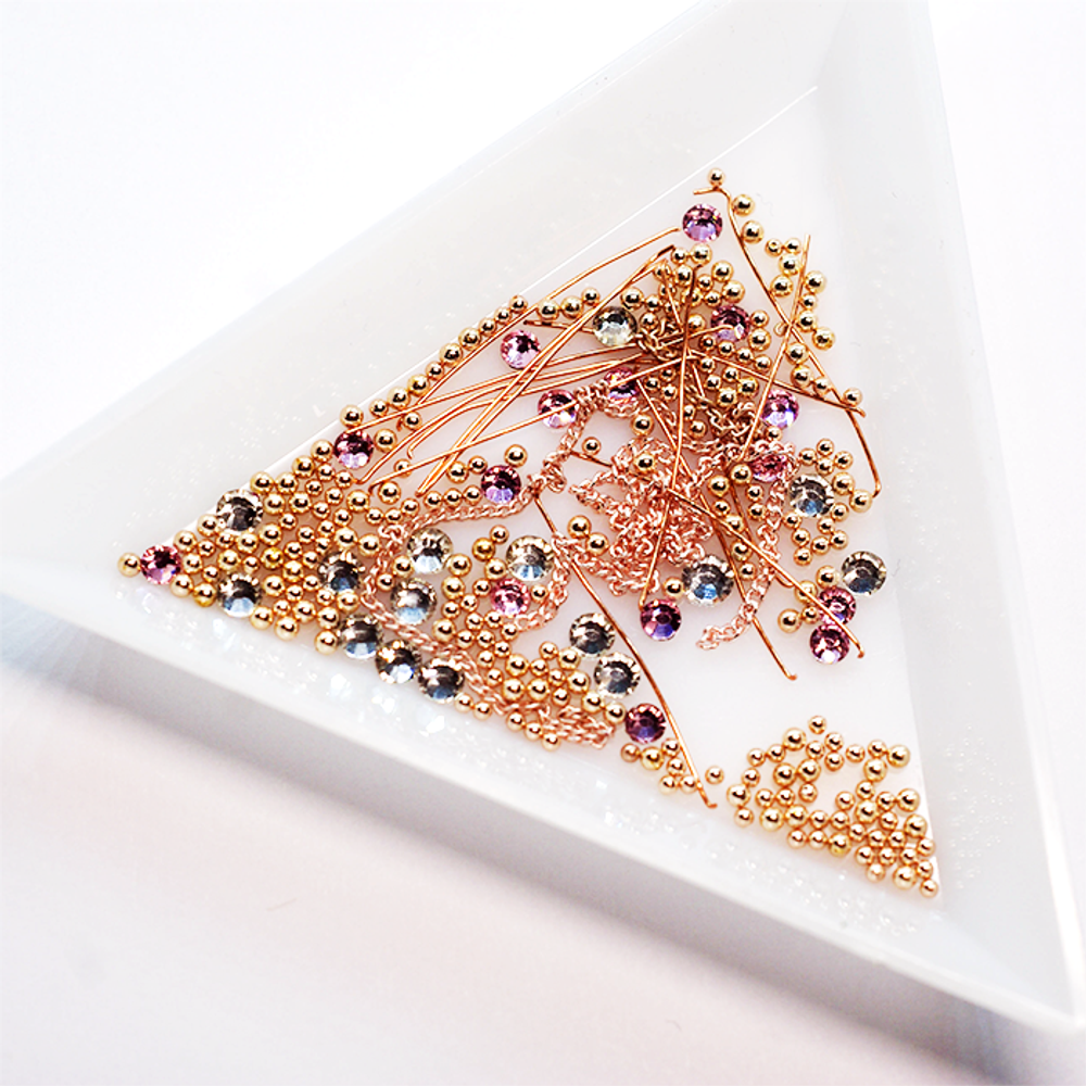 Дизайн "Mix Rose gold" в черной банке