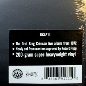 King Crimson / Earthbound (LP)