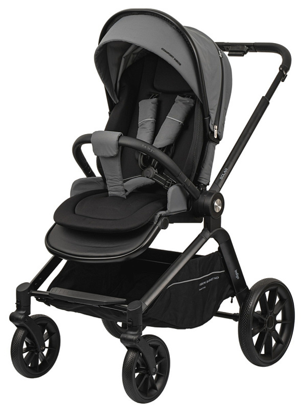 Детская коляска Indigo Solar 3 в 1 серый