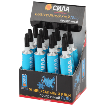 Клей СИЛА SGTB-30 универсальный гель прозрачный туба 30 мл