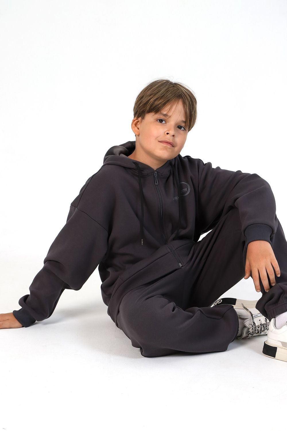 Костюм для мальчика Кай-1 Виотекс ТЁМНО-СЕРЫЙ