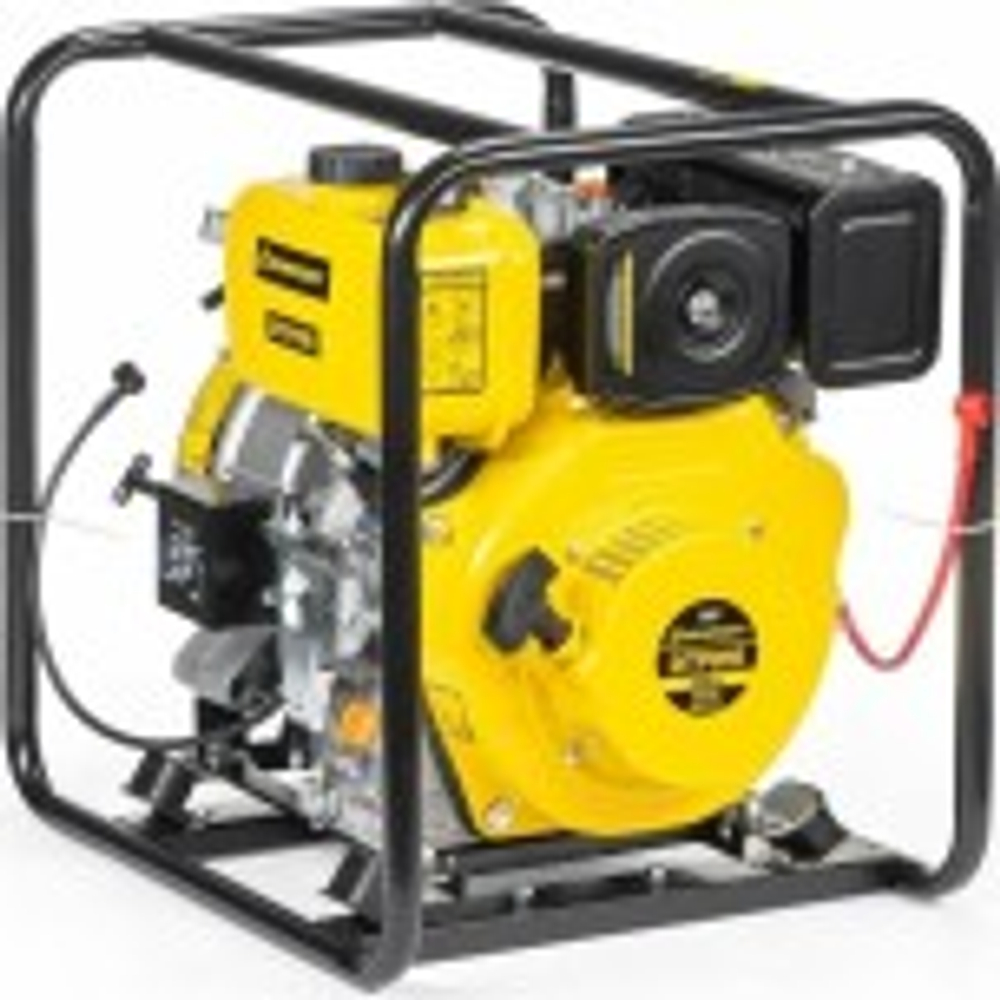 Мотопомпа дизельная CHAMPION DTP81E для грязной воды