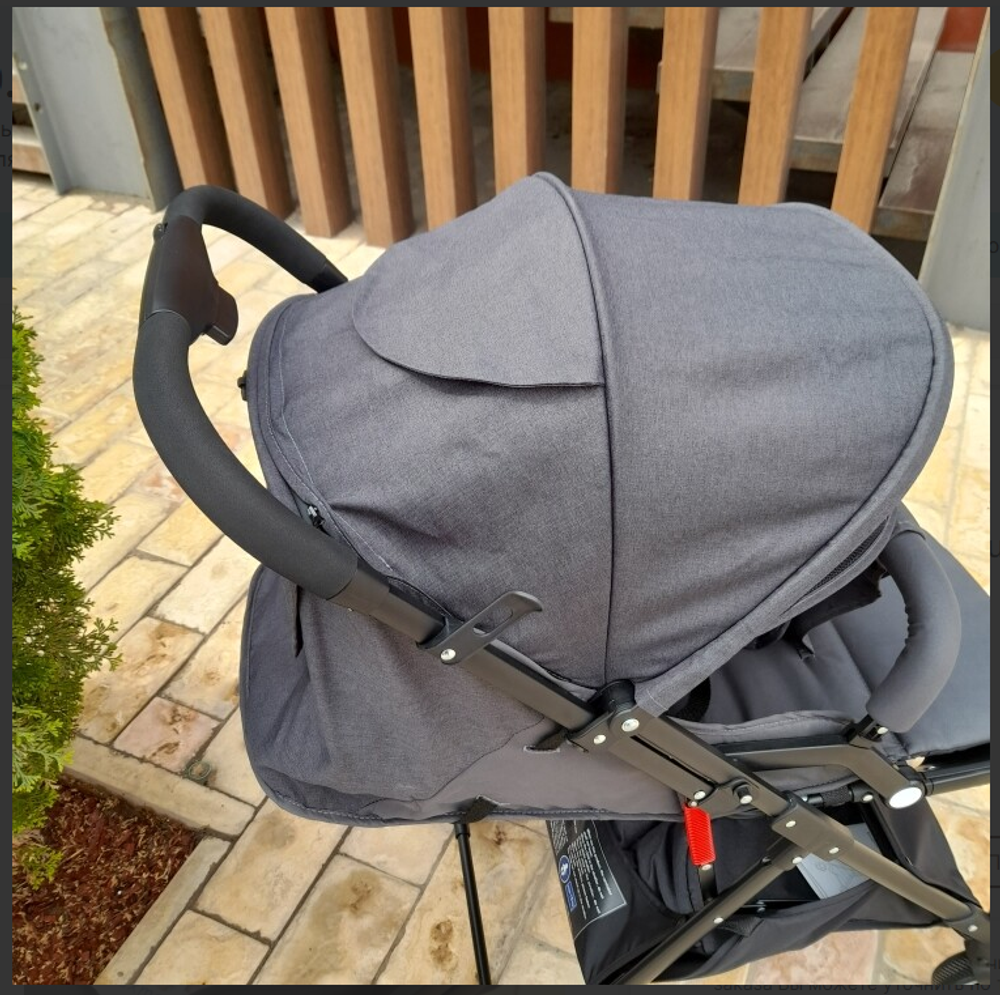Прогулочная коляска Luxmom V5 / черный