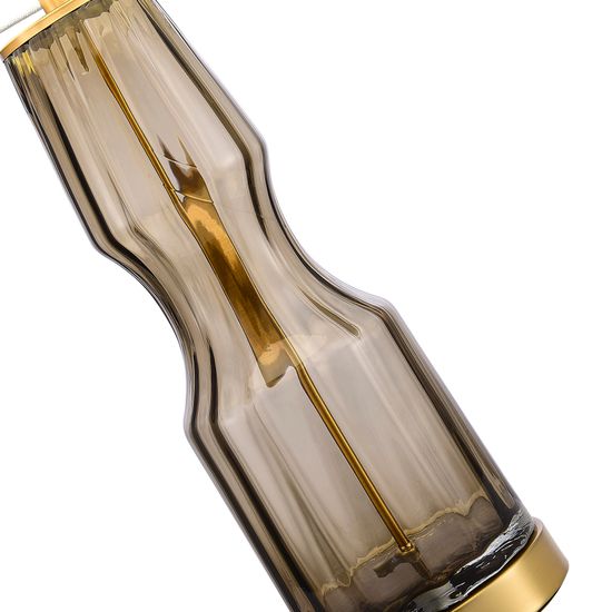 SL1005.704.01 Прикроватная лампа ST-Luce Коньячный,Латунь/Серый E27 1*40W SAYA