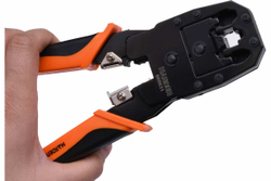 Пресс-клещи для обжима модульных разъемов Harden 190 мм, на RJ45, RJ11, RJ12 660631