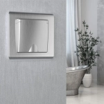 Рамка на 1 пост Stream (серебряный) W0012106