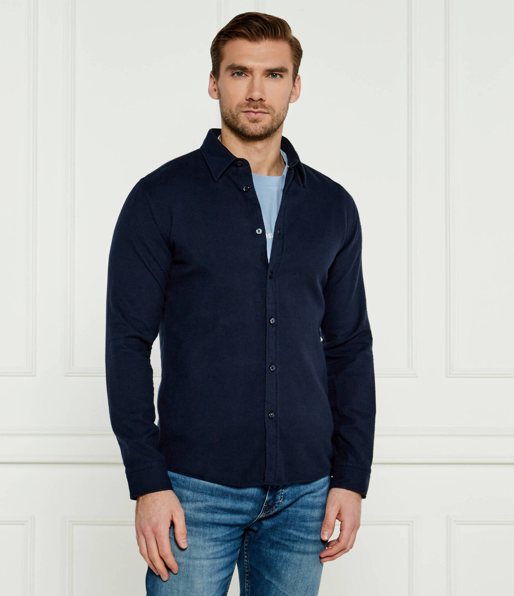 Рубашка C-ROAN-kent-C4-244 BOSS BLACK - темно-синий(50527782)