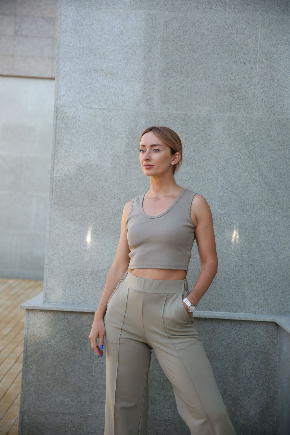 Майка укороченная