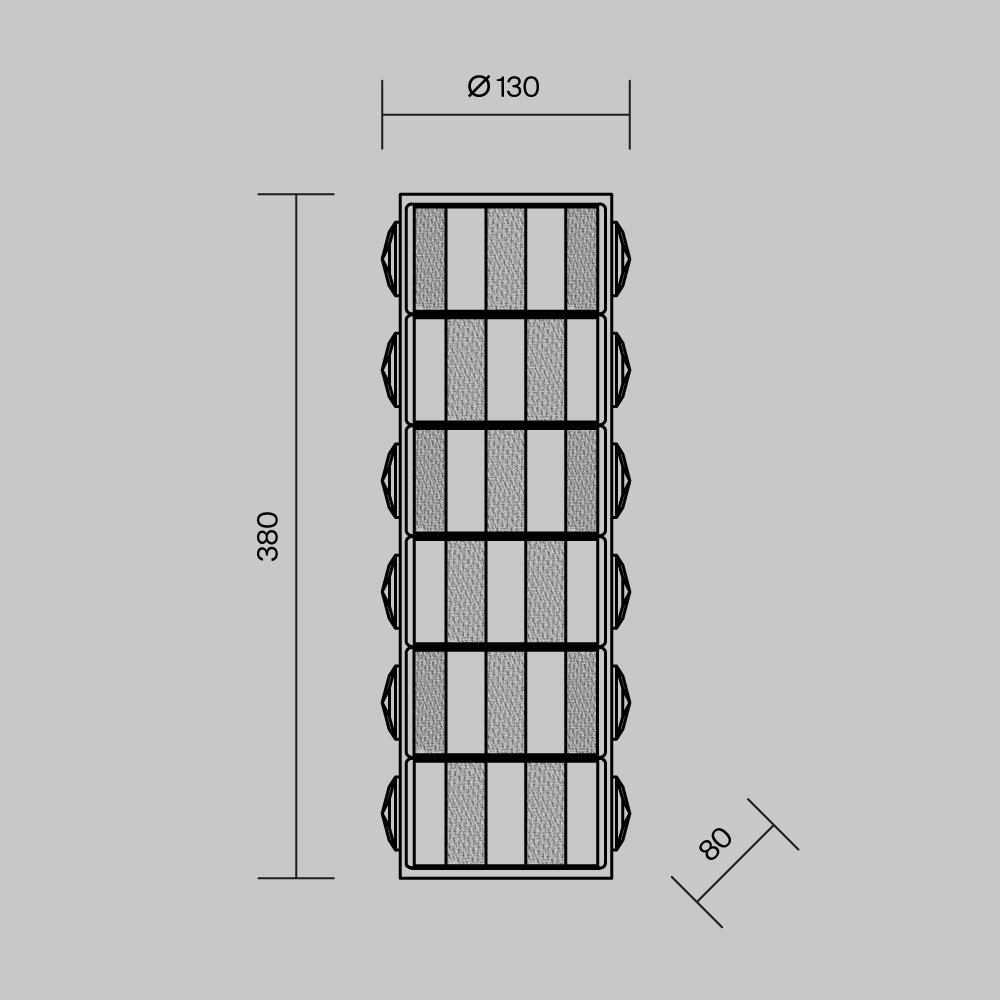 Настенный светильник (бра) Maytoni MOD336WL-L35G3K