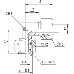 Соединение PN90 DS12 20х1.5 (нерж.)