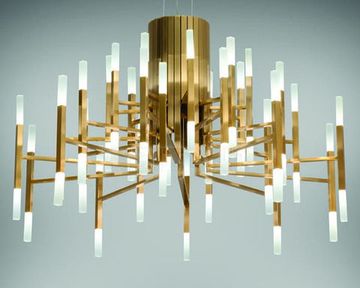 chandelier THE LIGHT ( gold ) 36 lights