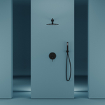 Душевой комплект Sancos Select встраиваемый для душа, цвет черный матовый