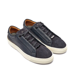 Кожаные кроссовки gary_tenn BOSS BLACK - темно-синий(50529291)