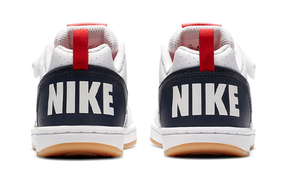 Детские кроссовки Nike Court Borough Low 'White Red Blue' 870025-105