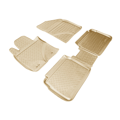 Ковры в салон Norplast/Unidec для Toyota Avensis в кузове T27 (2011-), Бежевый, арт.NPL-Po-88-06-B