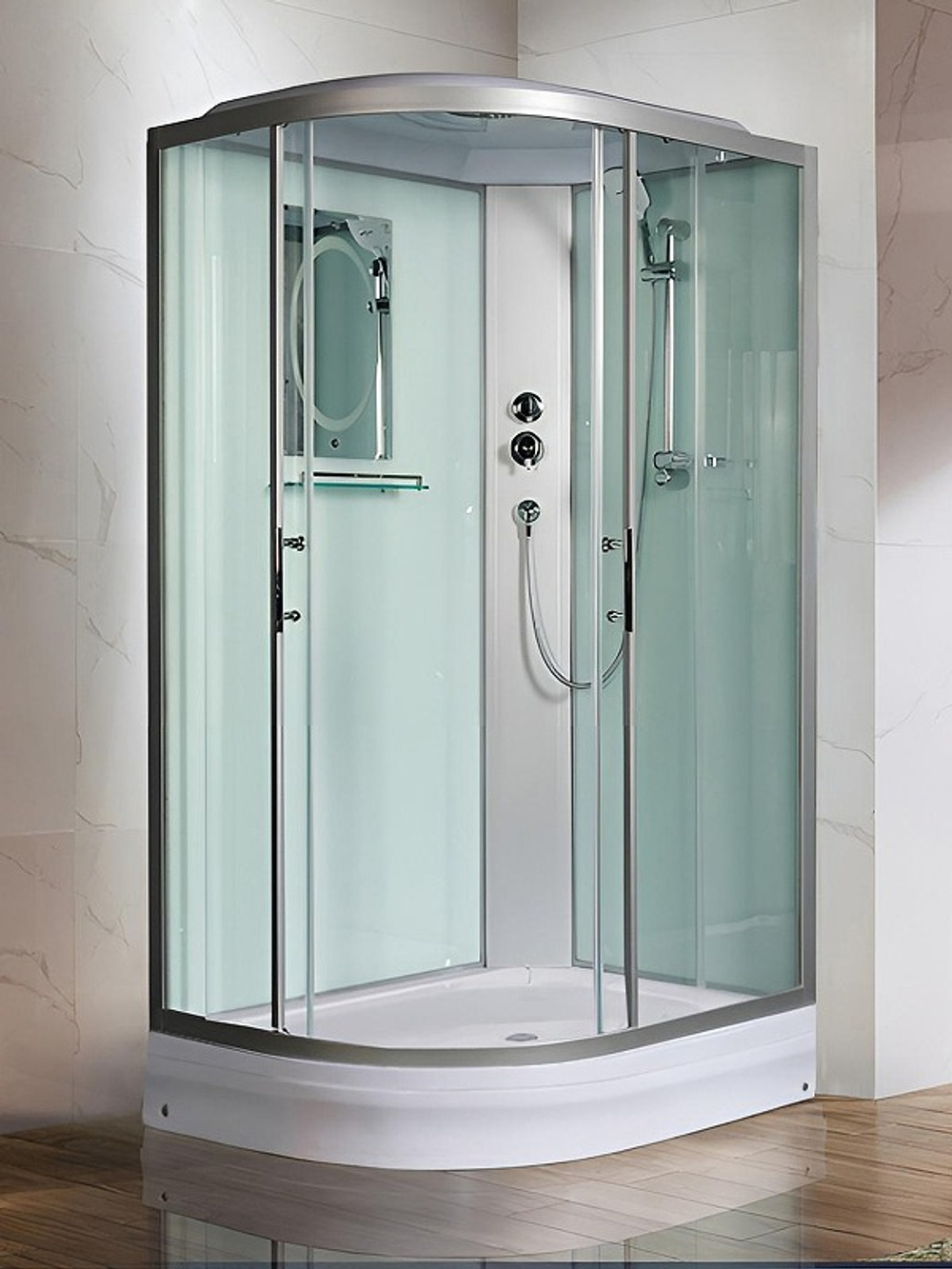 Душевая кабина WeltWasser (ВельтВассер) Werra XL 1202 R, со средним поддоном, 120x90x226