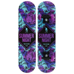 Скейтборд подростковый "Summer night" 62х16 см, колеса PVC 50 мм, пластиковая подвеска 4013657
