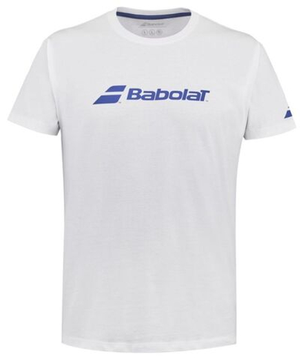 Теннисная футболка Babolat Exercise Tee Men - white/white