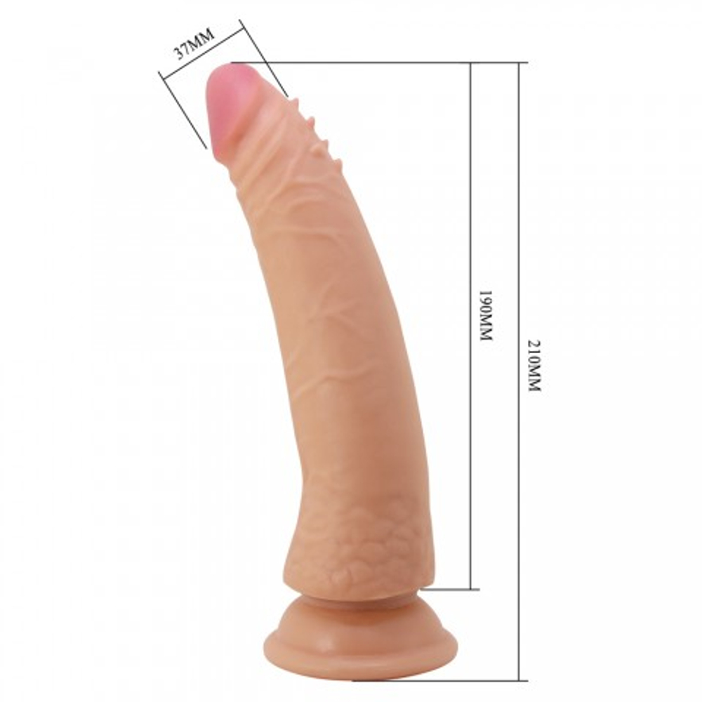Реалистичный фаллоимитатор Kable (21 см) телесный