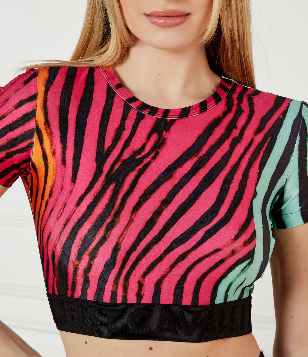 Блузка Just Cavalli - розовый(78PAH6A0JS451)