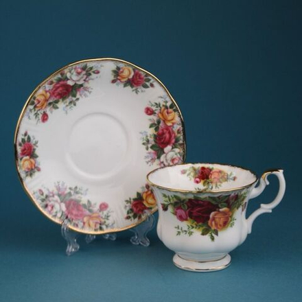 Винтаж: Кофейная пара «Old country roses”