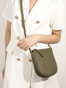 сумка женская натуральная кожа через плечо кросс боди маленькая