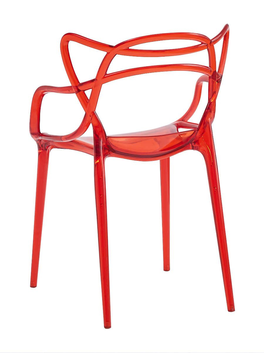 Стул пластиковый LA ALTA MASTERS LUX красный
