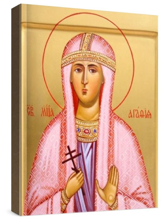 Агафия Панормская (рукописная икона)
