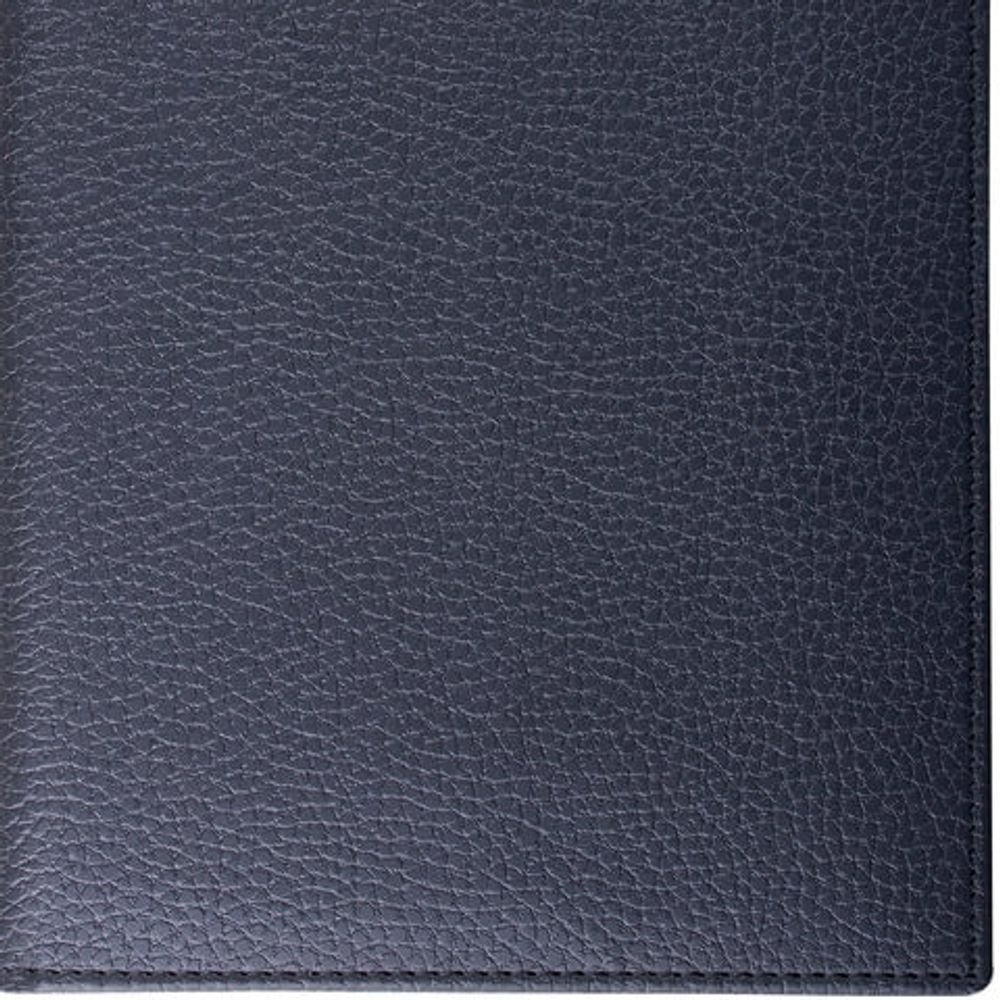 Ежедневник недатированный А5 138х213 мм BRAUBERG "Favorite" под кожу, 160 л., черный, 123397