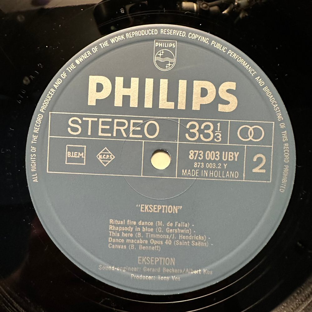 Ekseption - Ekseption (Голландия 1969г.)