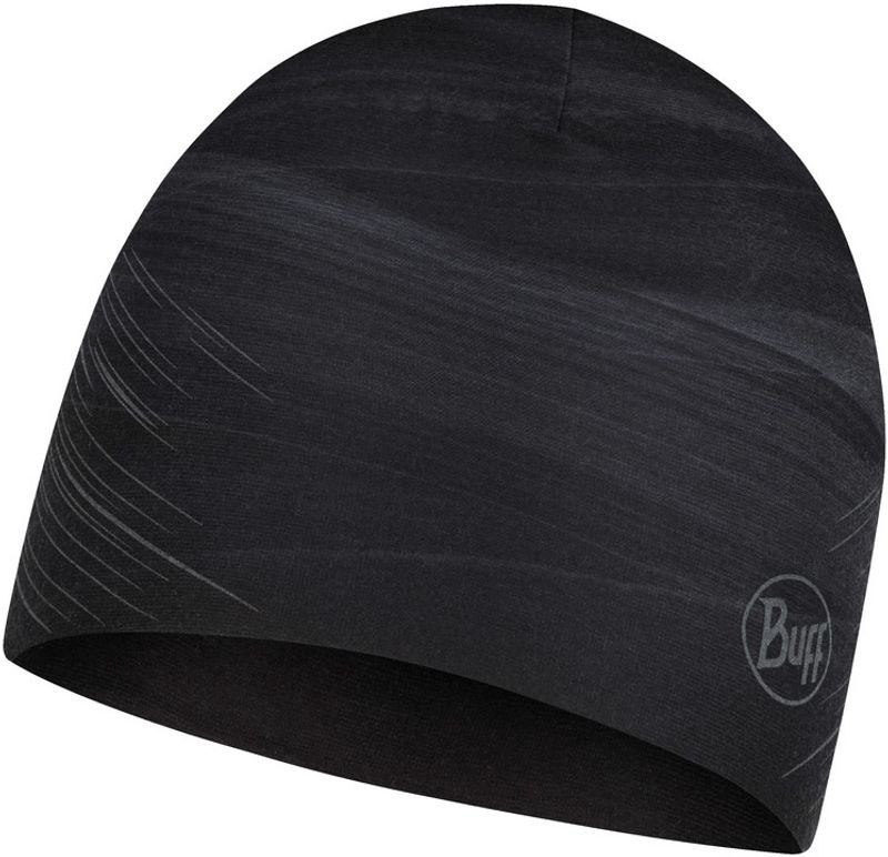 Двухслойная полиэстровая шапка Buff Hat reversible polyester Speed Black Фото 1