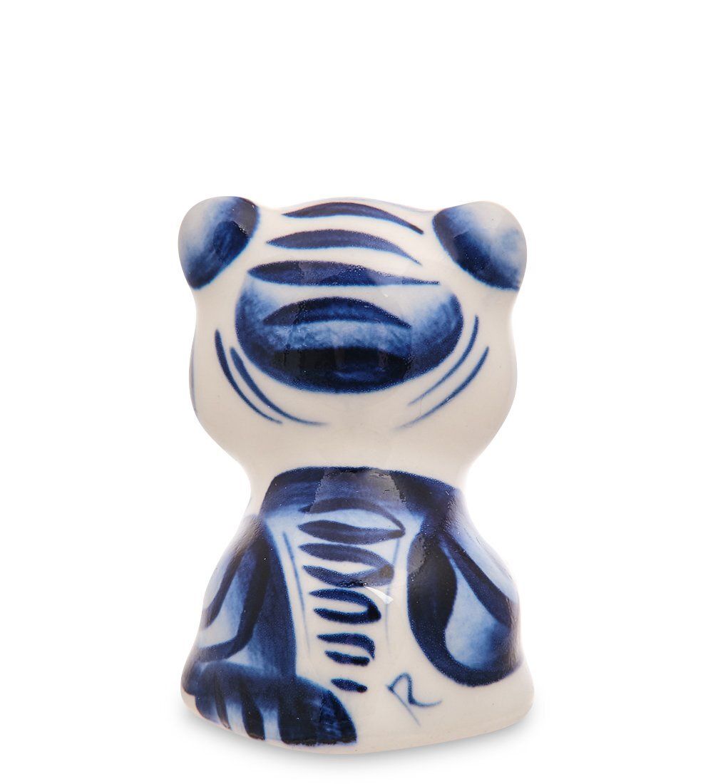 ГЛ- 686 Фигурка «Тигр» (Гжельский фарфор)